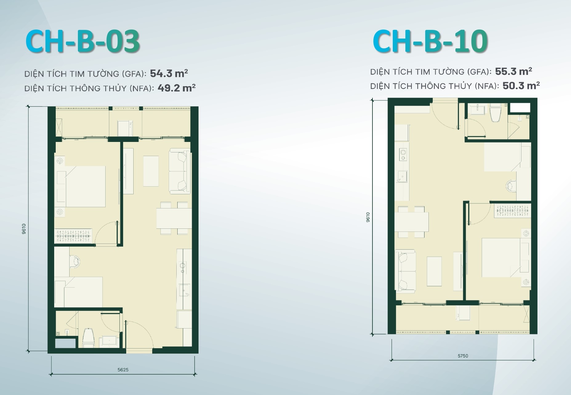 Thiết Kế Căn 01pn Happy One Mori