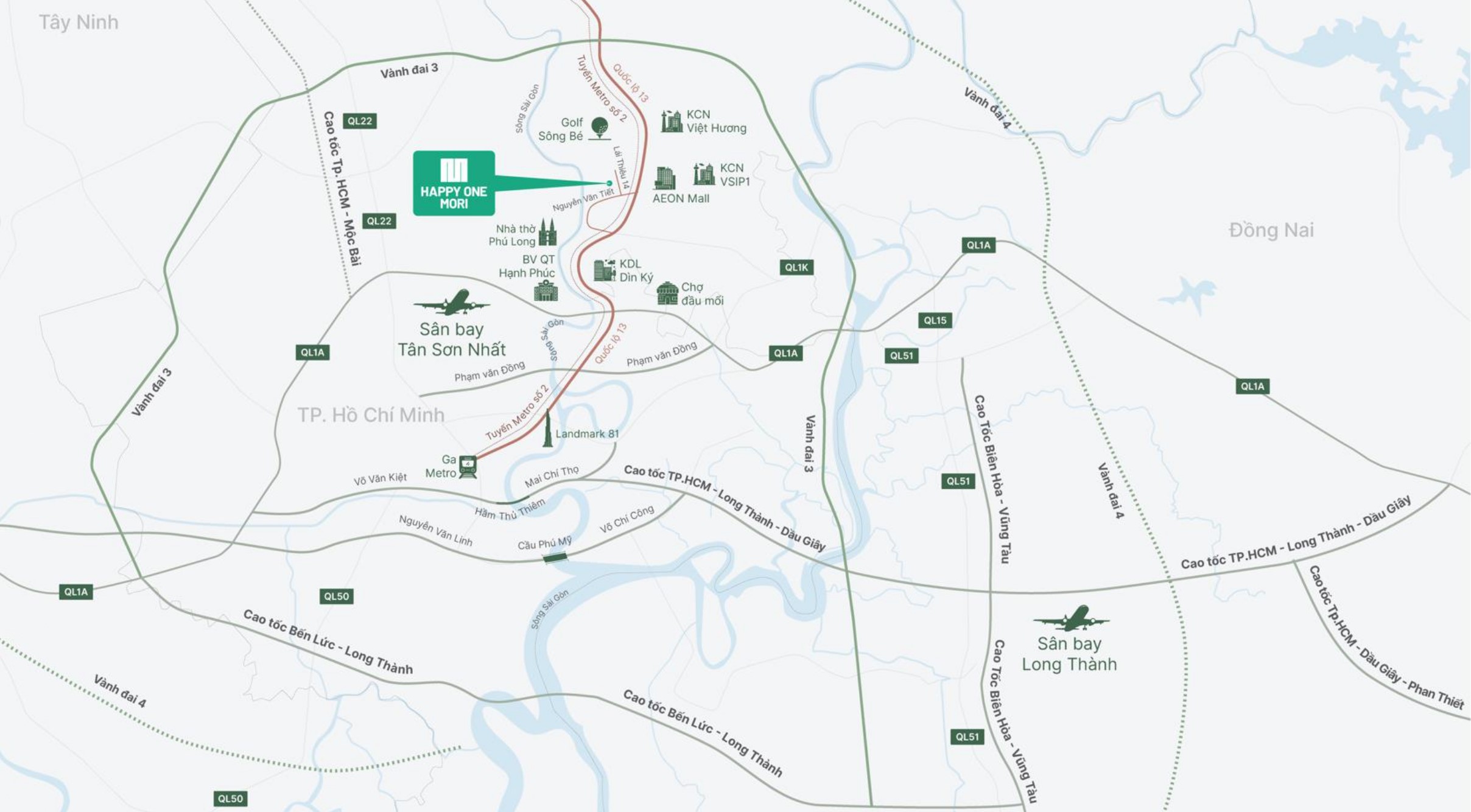 Vị Trí Căn Hộ Happy One Mori